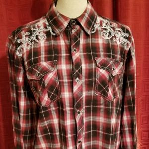 Ladies Pop Icon Sz L Rodeo Show Country Shirt